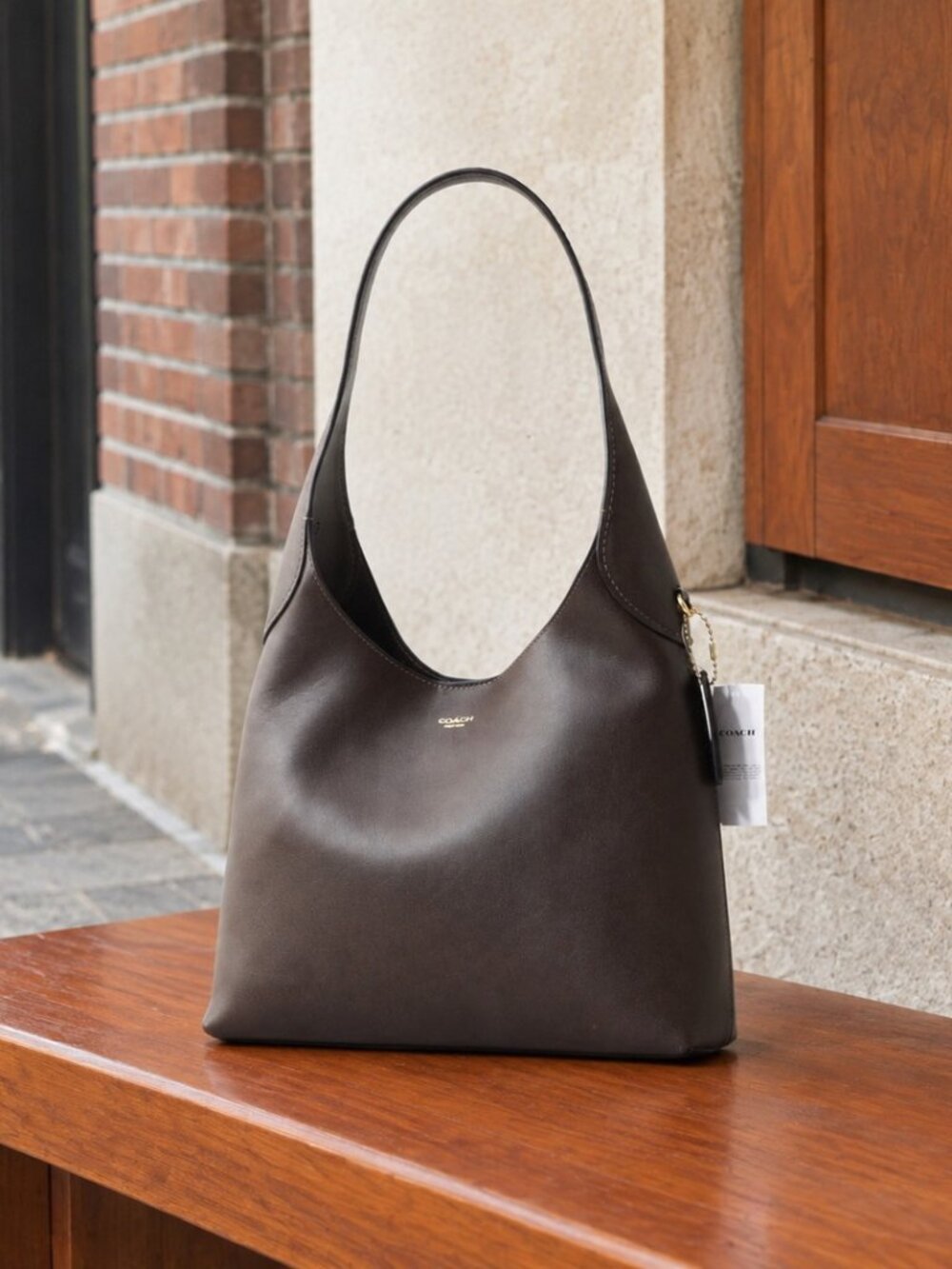 Coach Shoulder Bag-Maple